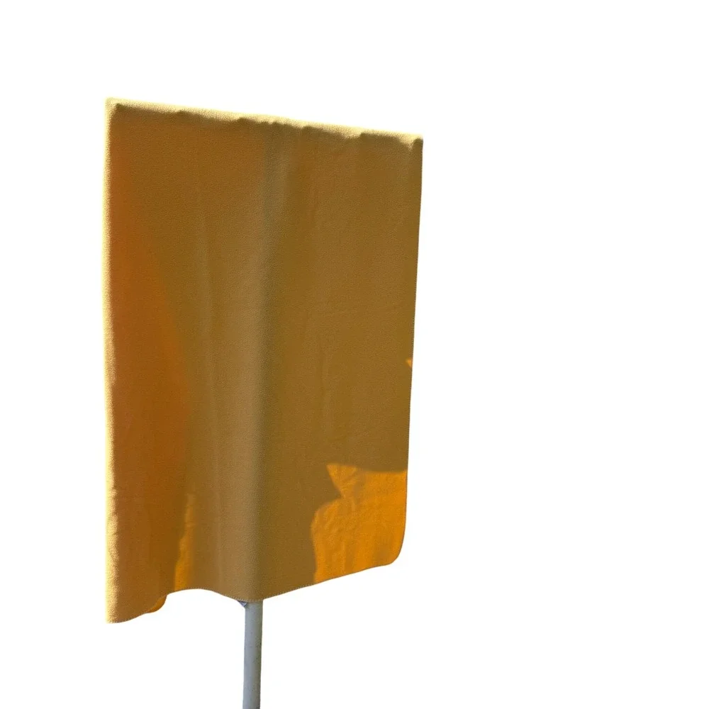 Malden Mills Polarfleece Blanket Throw‎ Yellow Soft Cozy Home Decor